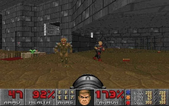 Captura de tela do jogo doom