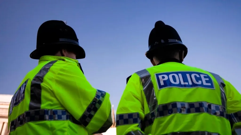 polícia britânica