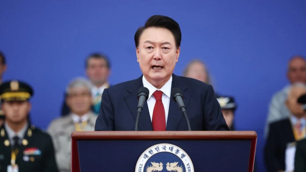 presidente da coreia do sul, Yoon Suk Yeol.